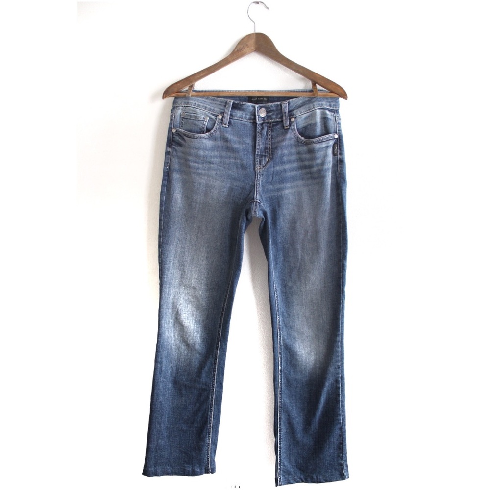 Silver Jeans Co. Elyse Slim Boot Hemmed Jeans 28 6 Preowned